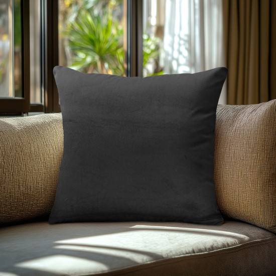 Beauty Home Μαξιλαροθήκη ΒΕΛΟΥΔΟ PREMIUM ΜΑΥΡΟ 40 x 40 cm ΜΕ ΓΕΜΙΣΜΑ Beauty Home Μαξιλαροθήκη ΒΕΛΟΥΔΟ PREMIUM ΜΑΥΡΟ 40 x 40 cm ΜΕ ΓΕΜΙΣΜΑ