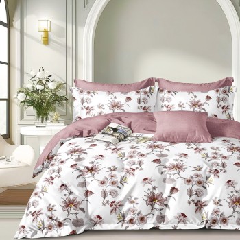 Beauty Home Σετ σεντόνια υπέρδιπλα με λάστιχο Art 12270 Angelina 165x200+30 Αμέθυστος