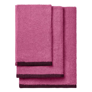 Beauty Home Σετ πετσέτες Art 3455 Σετ 3τμχ Φουξ