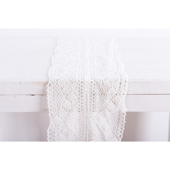 Beauty Home ΔΑΝΤΕΛΑ ΒΑΜΒΑΚΕΡΗ 23CM Λευκό Beauty Home ΔΑΝΤΕΛΑ ΒΑΜΒΑΚΕΡΗ 23CM Λευκό