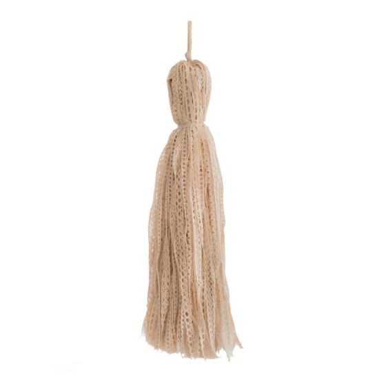 Beauty Home ΦΟΥΝΤΑ ΑΠΟ ΔΑΝΤΕΛΕΣ 50 cm Εκρού Beauty Home ΦΟΥΝΤΑ ΑΠΟ ΔΑΝΤΕΛΕΣ 50 cm Εκρού