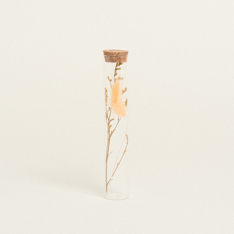 Beauty Home ΓΥΑΛΙΝΟΣ ΣΩΛΗΝΑΣ ΜΕ ΚΛΑΔΙΑ 3 x 18 cm