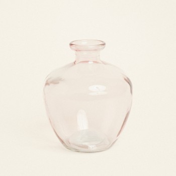 Beauty Home Γυάλινο Βάζο 14 x 16 cm