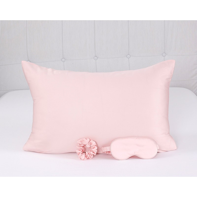 Beauty Home Σετ ομορφιάς ύπνου 3τμχ Art 7007 100% Tencel - Ροζ