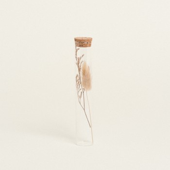 Beauty Home ΓΥΑΛΙΝΟΣ ΣΩΛΗΝΑΣ ΜΕ ΚΛΑΔΙΑ 3 x 18 cm