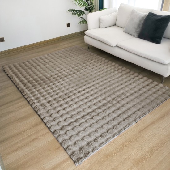 Beauty Home Χαλί Bubble Art 9663 Μόκα 155x230