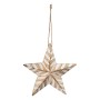 Beauty Home Ξύλινο Αστέρι  Σκαλιστό 13 cm