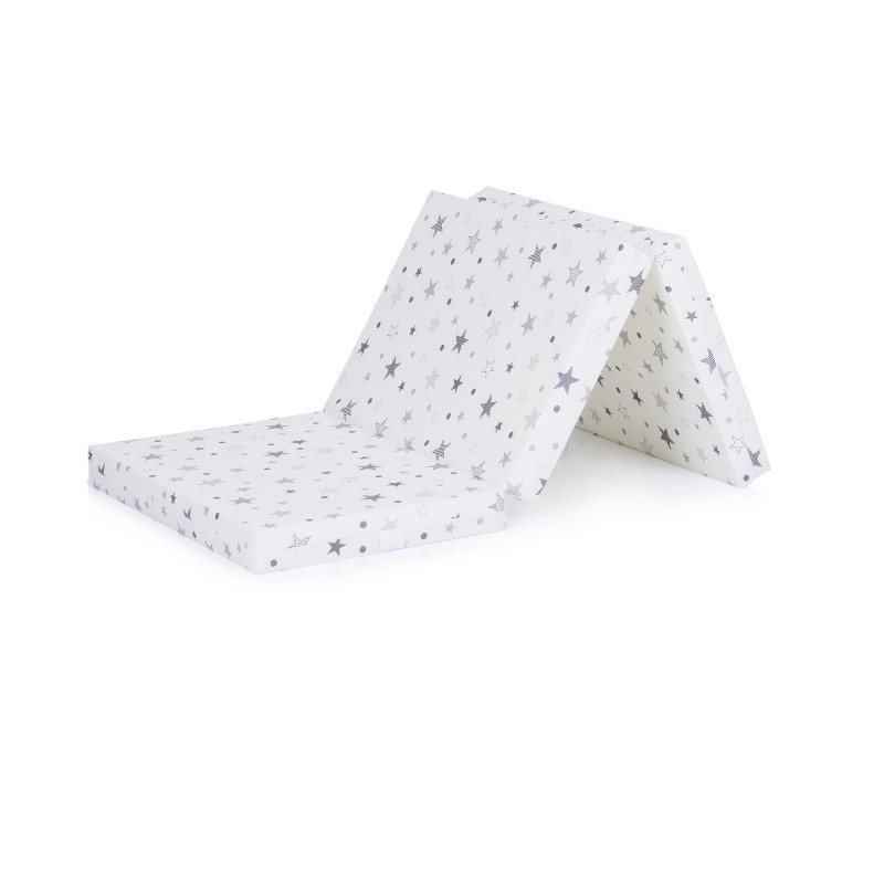 Βρεφικό Στρώμα Αναδιπλούμενο - 60/120/6 white/grey stars