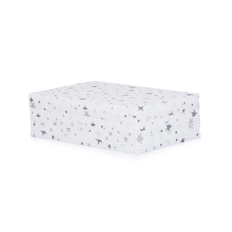 Βρεφικό Στρώμα Αναδιπλούμενο - 60/120/6 white/grey stars