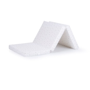 Βρεφικό Στρώμα Αναδιπλούμενο - 60/120/6 white/powder stars