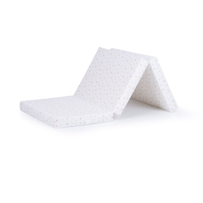 Βρεφικό Στρώμα Αναδιπλούμενο - 60/120/6 white/powder stars