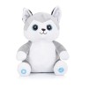 Plush toy with music and lamp Huskey