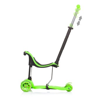 Scooter "Multi Plus" with handle green