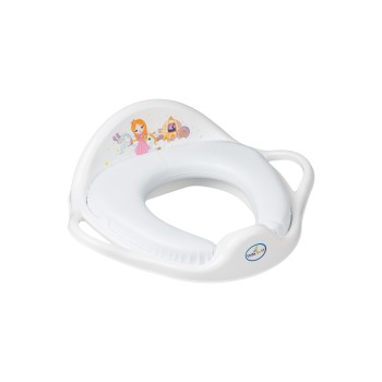 Soft seat toilet trainer Princess white