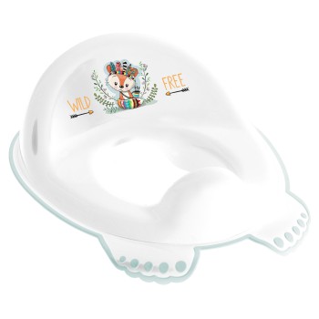 Εκπαιδευτικό Κάθισμα Τουαλέτας - WILD & FREE white/green LITTLE FOX