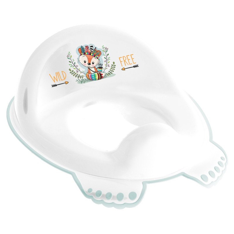 Εκπαιδευτικό Κάθισμα Τουαλέτας - WILD & FREE white/green LITTLE FOX