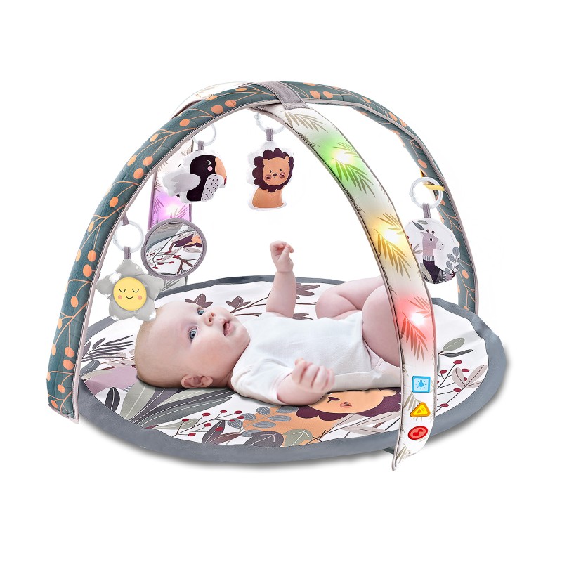 Γυμναστήριο Μωρού - Χαλάκι Δραστηριοτήτων με Μουσική και Φώτα - Lion