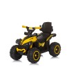 Ride on car with handle and canopy ATV yellow