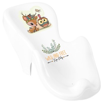 Αντιολισθητικό Κάθισμα Μπάνιου - WILD & FREE white/pink LITTLE DEER