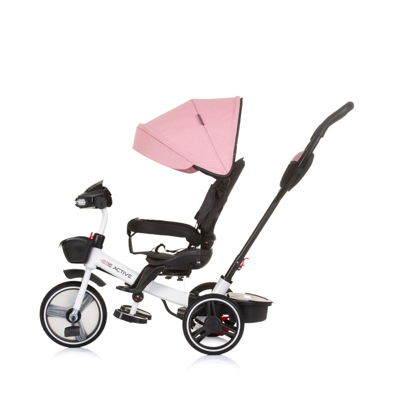 Τρίκυκλο Παιδικό Ποδήλατο με Κουνουπιέρα -  Be Active pink linen