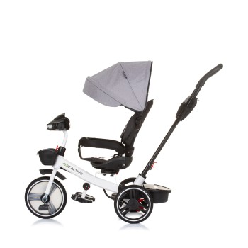Τρίκυκλο Ποδήλατο με Κουνουπιέρα -  "Be Active" grey linen