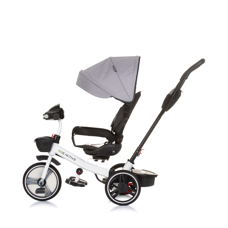Τρίκυκλο Ποδήλατο με Κουνουπιέρα -  Be Active grey linen