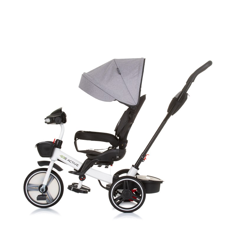 Τρίκυκλο Ποδήλατο με Κουνουπιέρα -  Be Active grey linen