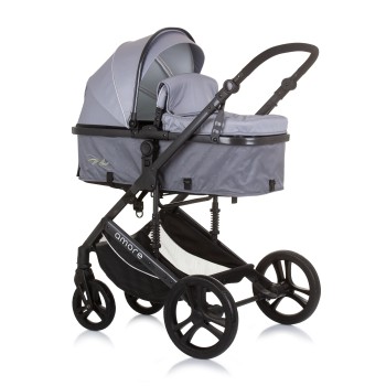 Baby transformable stroller "Amore" ash grey