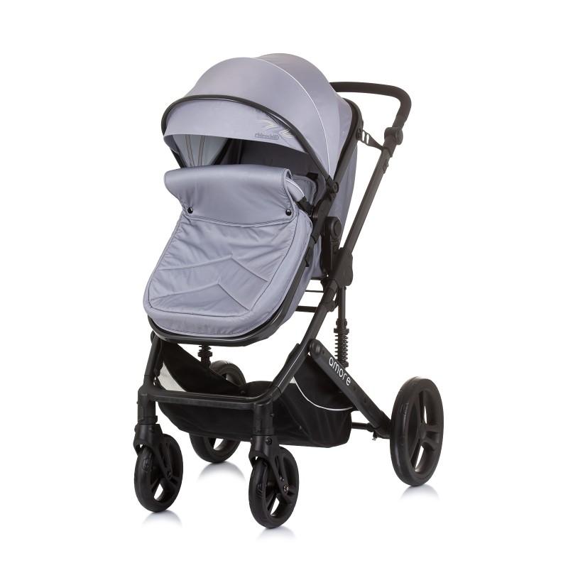 Baby transformable stroller "Amore" ash grey