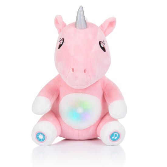 Plush toy with music and lamp Unicorn
