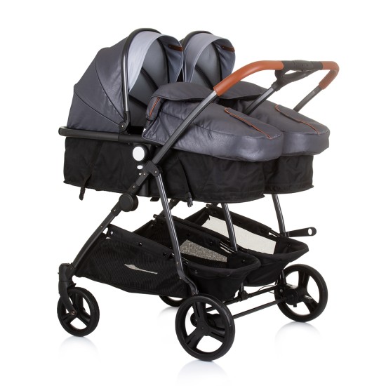 Καρότσι Διδύμων - Duo Smart silver grey
