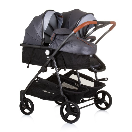 Καρότσι Διδύμων - Duo Smart silver grey