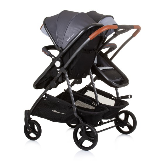 Καρότσι Διδύμων - Duo Smart silver grey