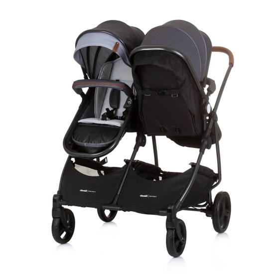 Καρότσι Διδύμων - Duo Smart silver grey