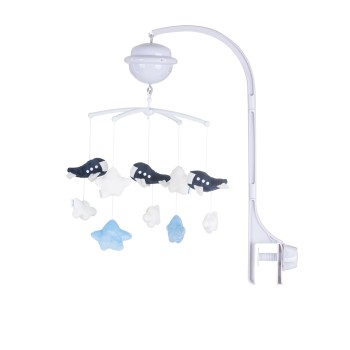 Musical mobile for bed with projector "Planes"