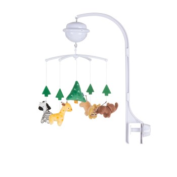 Μουσικό Περιστρεφόμενο Κούνιας με Προτζέκτορα - "Jungle"