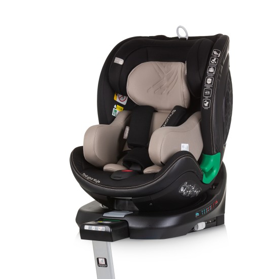 Κάθισμα Αυτοκινήτου I-SIZE 40-150 cm ISOFIX 360 MAXIMUS macadamia