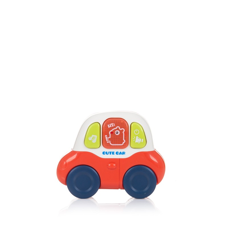 Musical baby walky  Funny animals pink