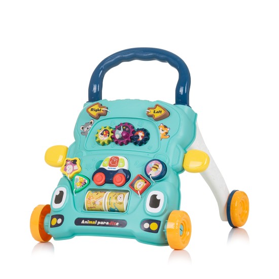 Musical baby walky  Funny animals blue
