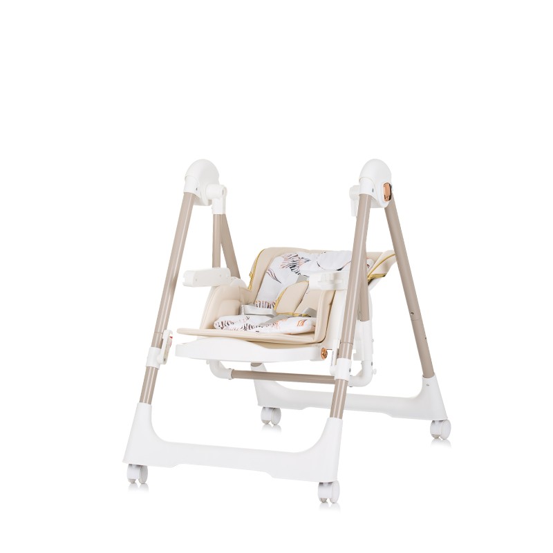 High chair/swing 2 in 1 MILK SHAKE macadamia