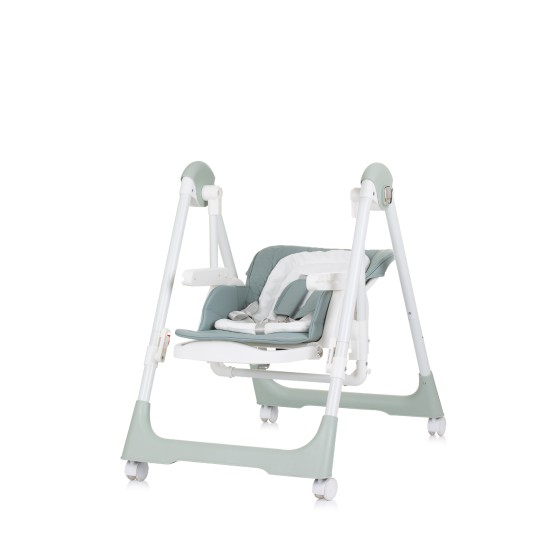 Καρεκλάκι φαγητού / Κούνια 2 σε 1 MILK SHAKE pastel green Καρεκλάκι φαγητού / Κούνια 2 σε 1 MILK SHAKE pastel green