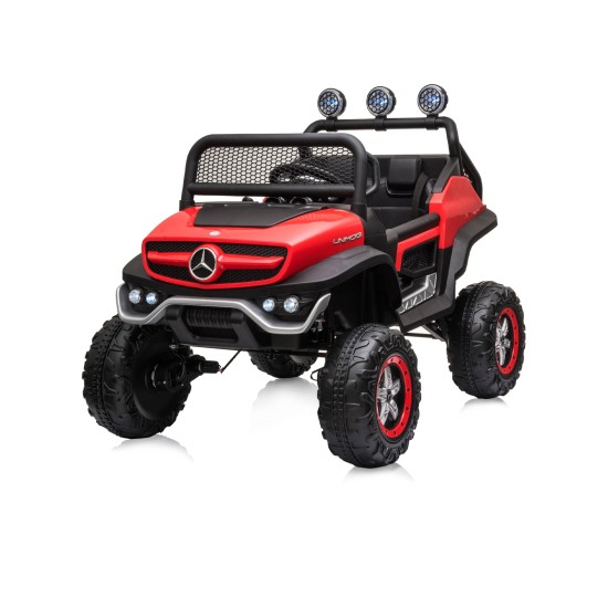 Ηλεκτροκίνητο Παιδικό Αυτοκίνητο - OffRoad Mercedes UNIMOG red