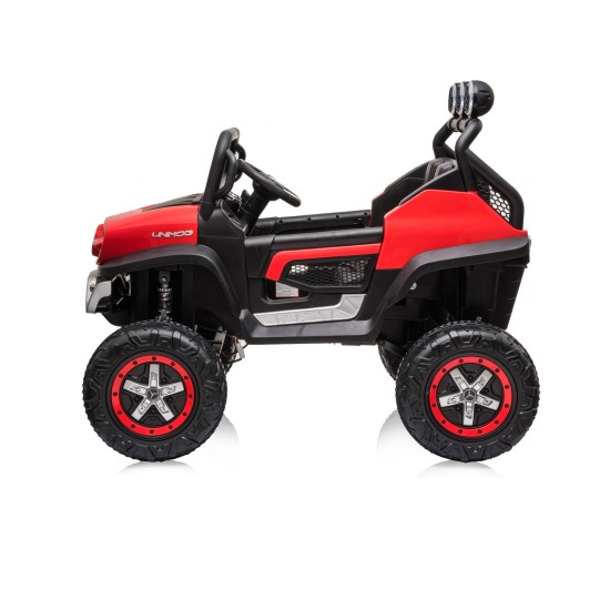 Ηλεκτροκίνητο Παιδικό Αυτοκίνητο - OffRoad Mercedes UNIMOG red