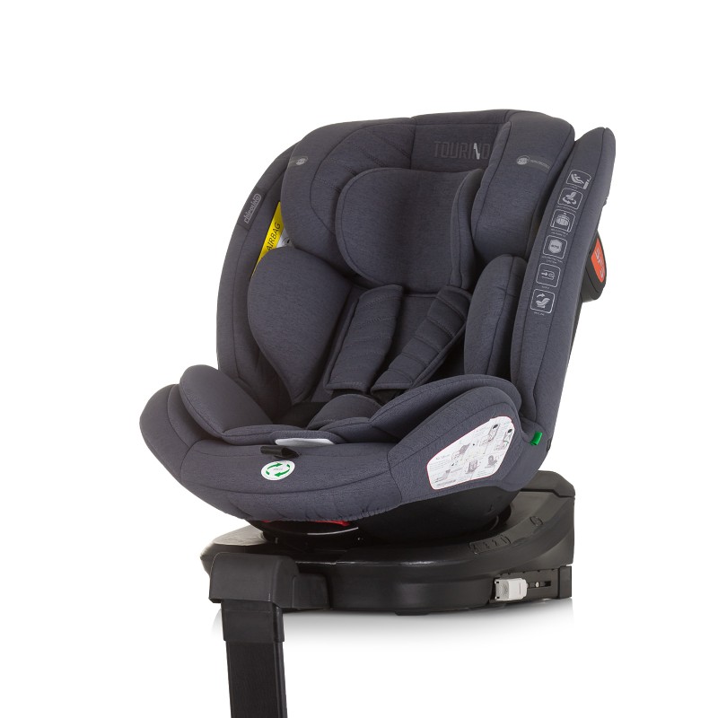 Κάθισμα Αυτοκινήτου I-SIZE 40-150 cm ISOFIX 360 TOURINO granite