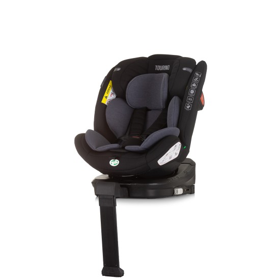 Κάθισμα Αυτοκινήτου I-SIZE 40-150 cm ISOFIX 360 TOURINO obsidian