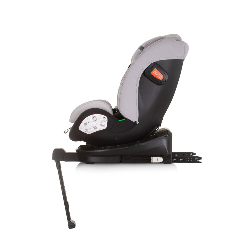 Κάθισμα Αυτοκινήτου I-SIZE 40-150 cm ISOFIX 360 TOURINO ash grey