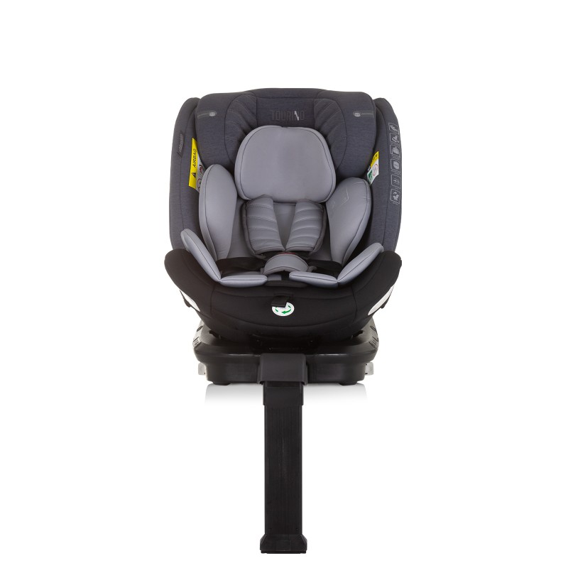 Κάθισμα Αυτοκινήτου I-SIZE 40-150 cm ISOFIX 360 TOURINO grey mix