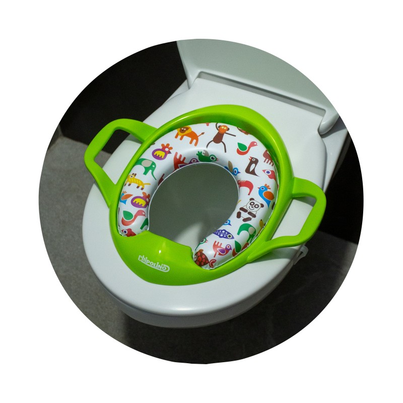Toilet trainer seat Softy-- green