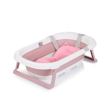 Πτυσσόμενη Μπανιέρα με Μαξιλάρι - (81 cm)  - pink