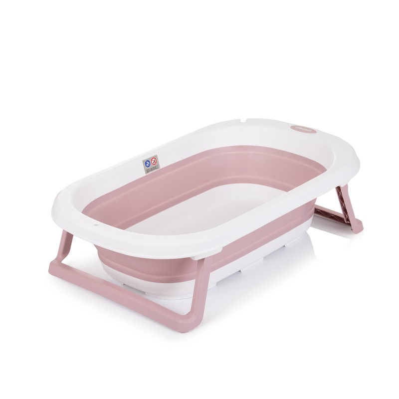 Πτυσσόμενη Μπανιέρα με Μαξιλάρι - (81 cm)  - pink
